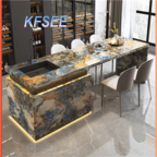 1700usd 240cm length This Romantic Kfsee Bar Dining Table