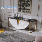 1100usd 160cm length Ins Luxury Kfsee Simple Console Table