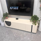 500usd 200cm length ins Future Luxury Kfsee TV Cabinet