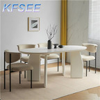 300usd 180cm length Creamy Europe Luxury Kfsee Dining Table