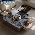 500usd 90+50cm Europe Luxury Kfsee Coffee Table