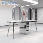 500usd Four Seat Good ins Kfsee Body Salon Table with Mirror