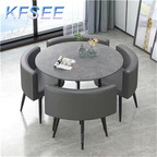 100usd Home Coffee Shop ins Kfsee Dining Table with 4 chair
