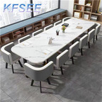 400usd 300*120cm Hotel Shop ins Kfsee Dining Table with chair