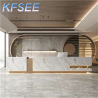 350usd 160*60*100cm Europe ins Kfsee Reception Table Cashier