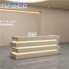 350usd 150cm length Beauty Salon Kfsee Reception Table Cashier