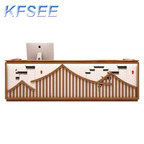350usd 120cm length Creative ins Kfsee Reception Table Cashier