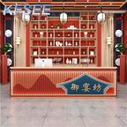 350usd 120cm length Creative ins Kfsee Reception Table Cashier
