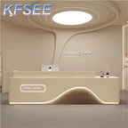 250usd 120cm length Beauty Salon Counter Kfsee Reception Desk