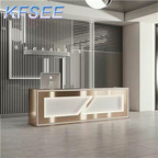 350usd 120cm length Brilliant Kfsee Reception Table Cashier
