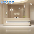 300usd 120cm length Brilliant Kfsee Reception Table Cashier