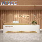 400usd 160cm length Salon Counter Kfsee Reception Desk