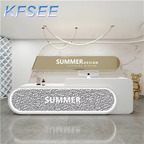 300usd 120cm length Rare Fashion Salon Beauty Kfsee Reception Table
