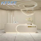 300usd 120cm length Ok Style Salon Beauty Kfsee Reception Table