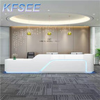300usd 120cm length Beauty Kfsee Reception Counter Table