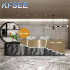 450usd 150cm length Salon Kfsee Reception Table Desk