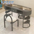 90usd with bench and chair 120cm length in love Kfsee Nail Table