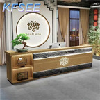 600usd 280cm length Pretty Beauty Shop Kfsee Reception Table