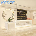 600usd 280cm length Cashier Kfsee Reception Table