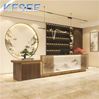 600usd 280cm length Cashier Kfsee Reception Table