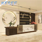 600usd 280cm length Cashier Kfsee Reception Table