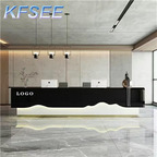 500usd 180cm length ins Beauty Salon Europe Kfsee Reception Table