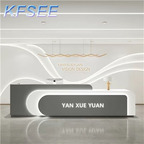 400usd 180cm length Hot Kfsee Reception Desk Table