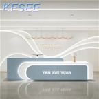 400usd 180cm length Hot Kfsee Reception Desk Table