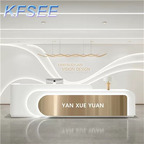 400usd 180cm length Hot Kfsee Reception Desk Table