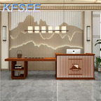 400usd 180cm length Designer Kfsee Reception Desk Table