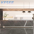 1100usd 180cm length Beauty Kfsee Reception Counter