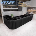 500usd 180cm length Salon Beauty ins Kfsee Reception Table Cashier
