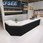 500usd 180cm length Salon Beauty ins Kfsee Reception Table Cashier