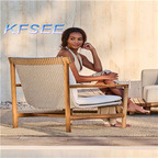 300usd Swimming Pool Side Kfsee Rattan Furniture Lounge Chair