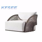 300usd Swimming Pool Side Kfsee Rattan Furniture Lounge Chair