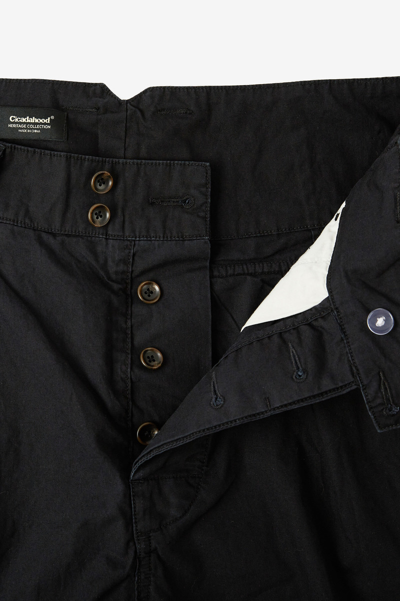 Japanese High-density Cotton French Cuffed Work Trousers,unisex-3