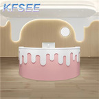 300usd 120cm length Beauty Salon Kfsee Reception Desk Counter