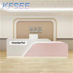 300usd 150cm length Beauty Salon Kfsee Reception Desk Counter