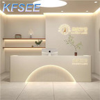 250usd 120cm length Simple Life KFsee Cashier Reception Table