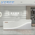 250usd 120cm length Luxury Office Kfsee Reception Table Desk