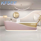 380usd 150cm length Luxury Office Kfsee Reception Table Desk