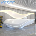 700usd 180cm length Luxury Office Kfsee Reception Table Desk