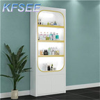 250usd 100*30*220cm ins Beauty Kfsee Salon Display Shelf