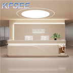250USD 100cm length Beauty Salon Kfsee Reception Table