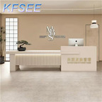 250USD 100cm length Beauty Salon Kfsee Reception Table