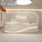 250USD 100cm length Beauty Salon Kfsee Reception Table