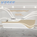 250usd Beauty 100cm length Wow Kfsee Reception Desk Table