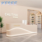 250usd Beauty 100cm length Wow Kfsee Reception Desk Table