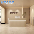 250usd Beauty 100cm length Wow Kfsee Reception Desk Table
