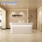 250usd 120cm length Beautiful Kfsee Reception For Beauty Salon
